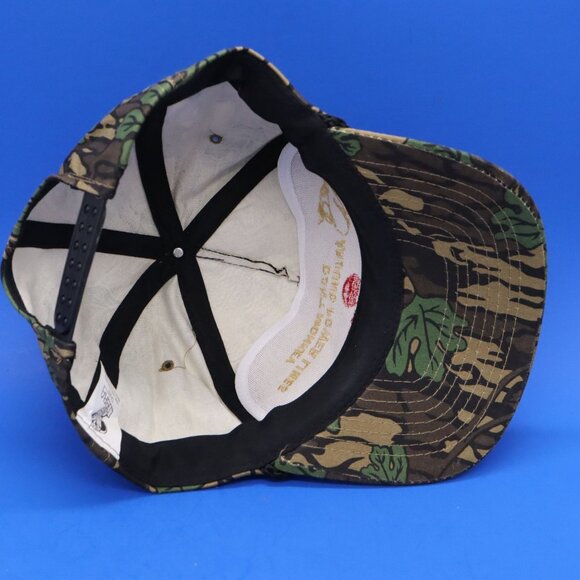 Entergy Camo Rope Hat "Don't Monkey Around Power Lines" Vtg Snapback Cobra Caps - Picture 6 of 7